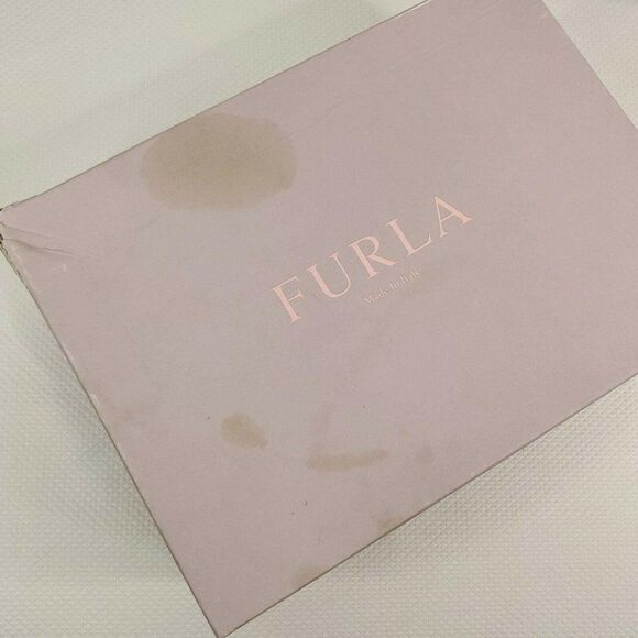 New Furla Melany Suede Brown Shearling Boots - Picture 7 of 7